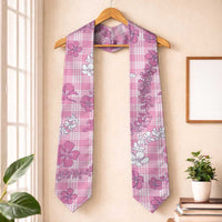 Alaka Aloha Hawaii Graduation Stole Plumeria Lei With Palaka Motif - Polynesian Pride