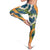 Aloha Festive Hawaii Leggings Mokihana - Maile and Ilima on Navy Blue - Polynesian Pride