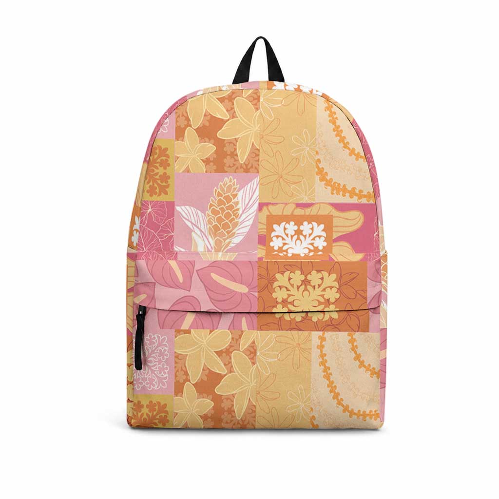 Aloha Hawaii Quilt Floral Patchwork Style Backpack LT14 Multicolor - Polynesian Pride