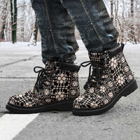 Aloha Hawaii Shell Quilt All Season Boots Seamless Style - Polynesian Pride