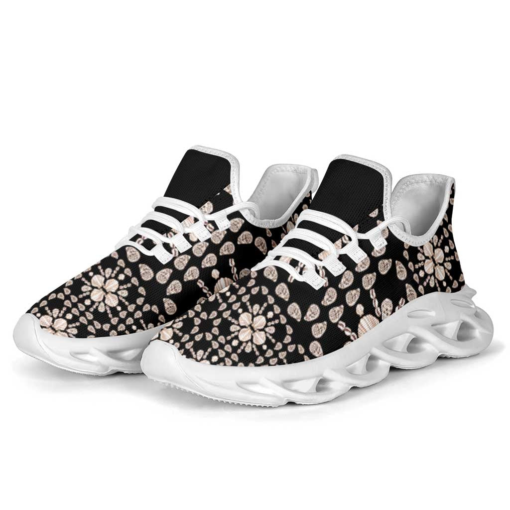 Aloha Hawaii Shell Quilt Clunky Sneakers Seamless Style - Polynesian Pride