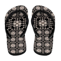 Aloha Hawaii Shell Quilt Flip Flops Seamless Style - Polynesian Pride