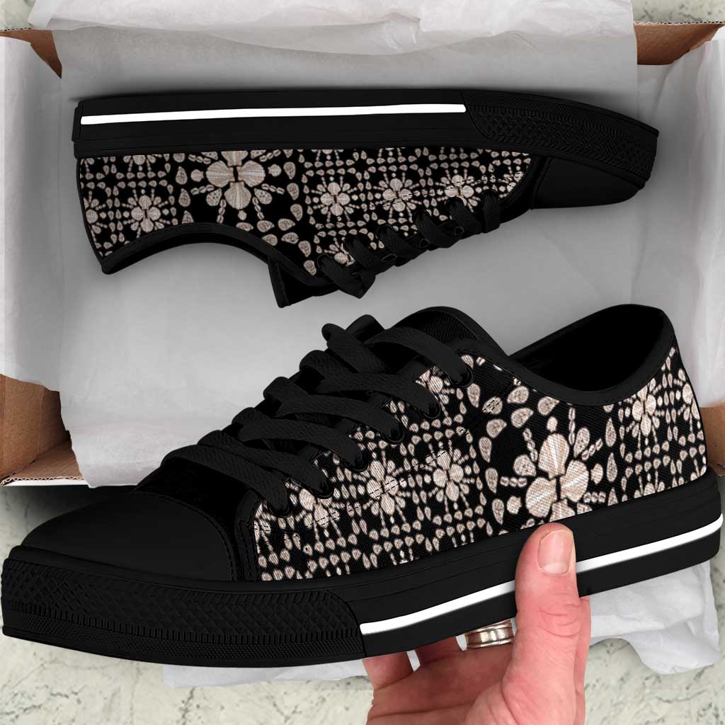 Aloha Hawaii Shell Quilt Low Top Shoes Seamless Style - Polynesian Pride