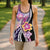Aloha Vintage Hibiscus Lei Seamless Pattern Hollow Tank Top - Polynesian Pride
