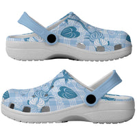 Anthurium Pikake Ti Leaf Palaka Clogs Shoes Blue Version