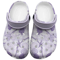 Anthurium Pikake Ti Leaf Palaka Clogs Shoes Purple Version