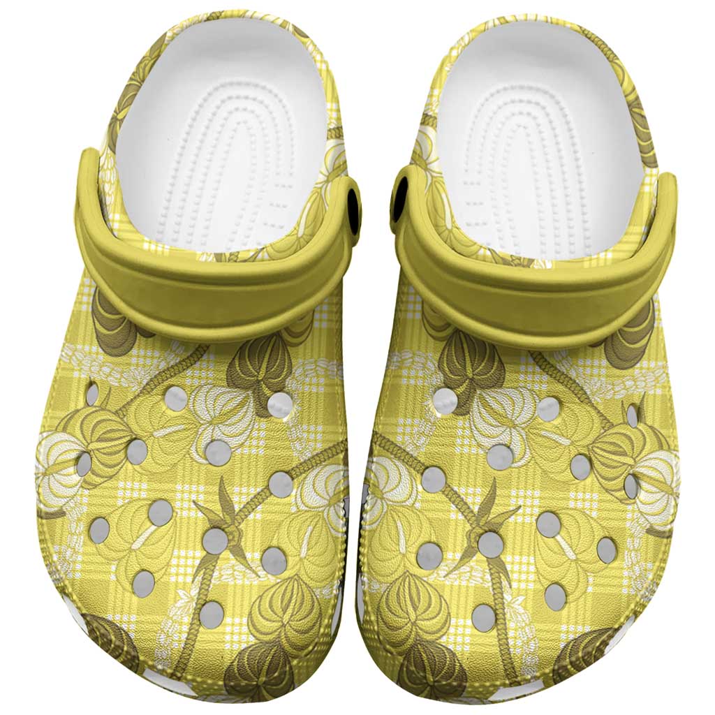 Anthurium Pikake Ti Leaf Palaka Clogs Shoes Yellow Version