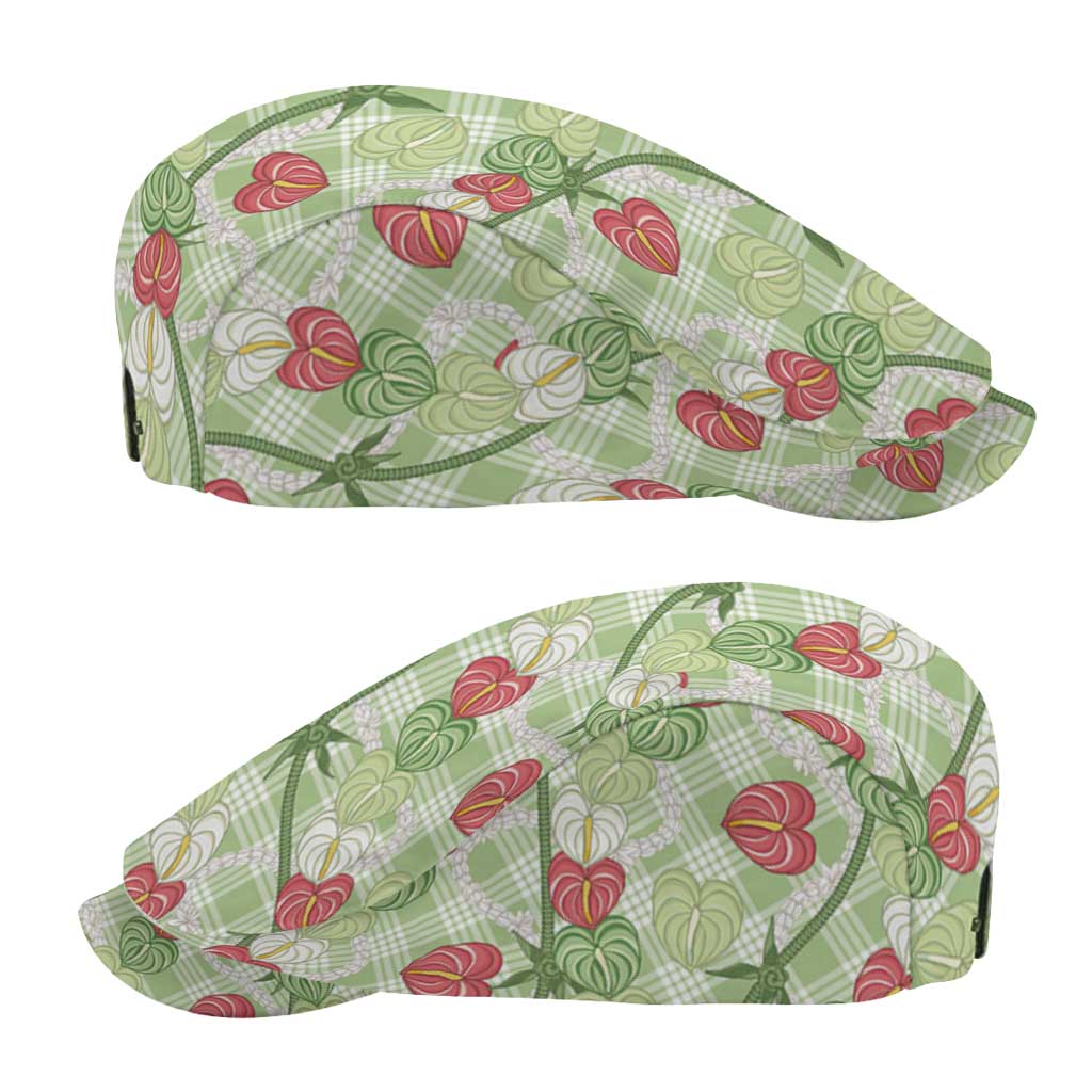 Anthurium Pikake Ti Leaf Palaka Jeff Hat Green Version