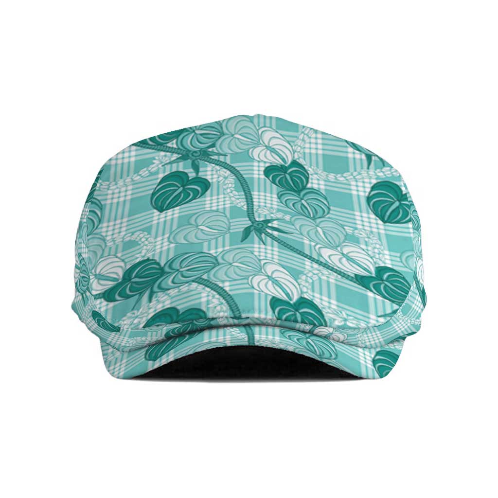 Anthurium Pikake Ti Leaf Palaka Jeff Hat Turquoise Version