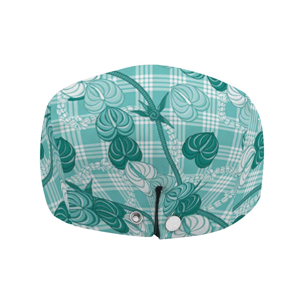 Anthurium Pikake Ti Leaf Palaka Jeff Hat Turquoise Version