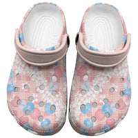 Anthurium Plumeria Lei Pastel Clogs Shoes Pink Hawaiian Splendid Palaka