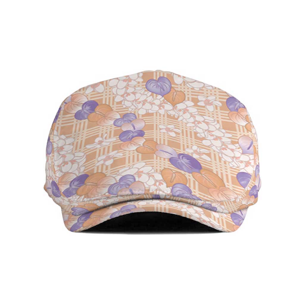 Anthurium Plumeria Lei Pastel Jeff Hat Orange Hawaiian Splendid Palaka