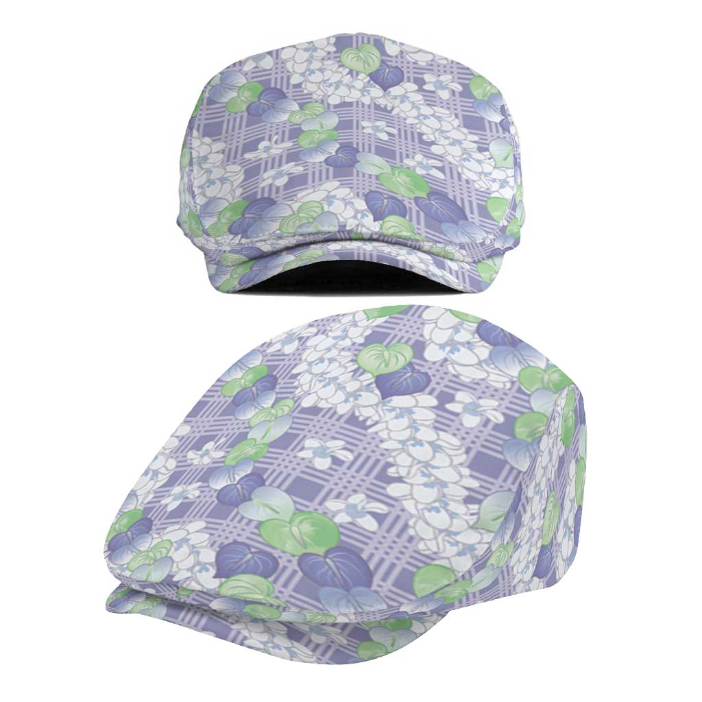 Anthurium Plumeria Lei Pastel Jeff Hat Purple Hawaiian Splendid Palaka
