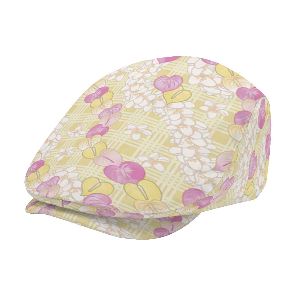 Anthurium Plumeria Lei Pastel Jeff Hat Yellow Hawaiian Splendid Palaka