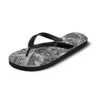 Aotearoa Maori Hei Tiki Flip Flops Kiwikiwi Kowhaiwhai Puhoro Motif