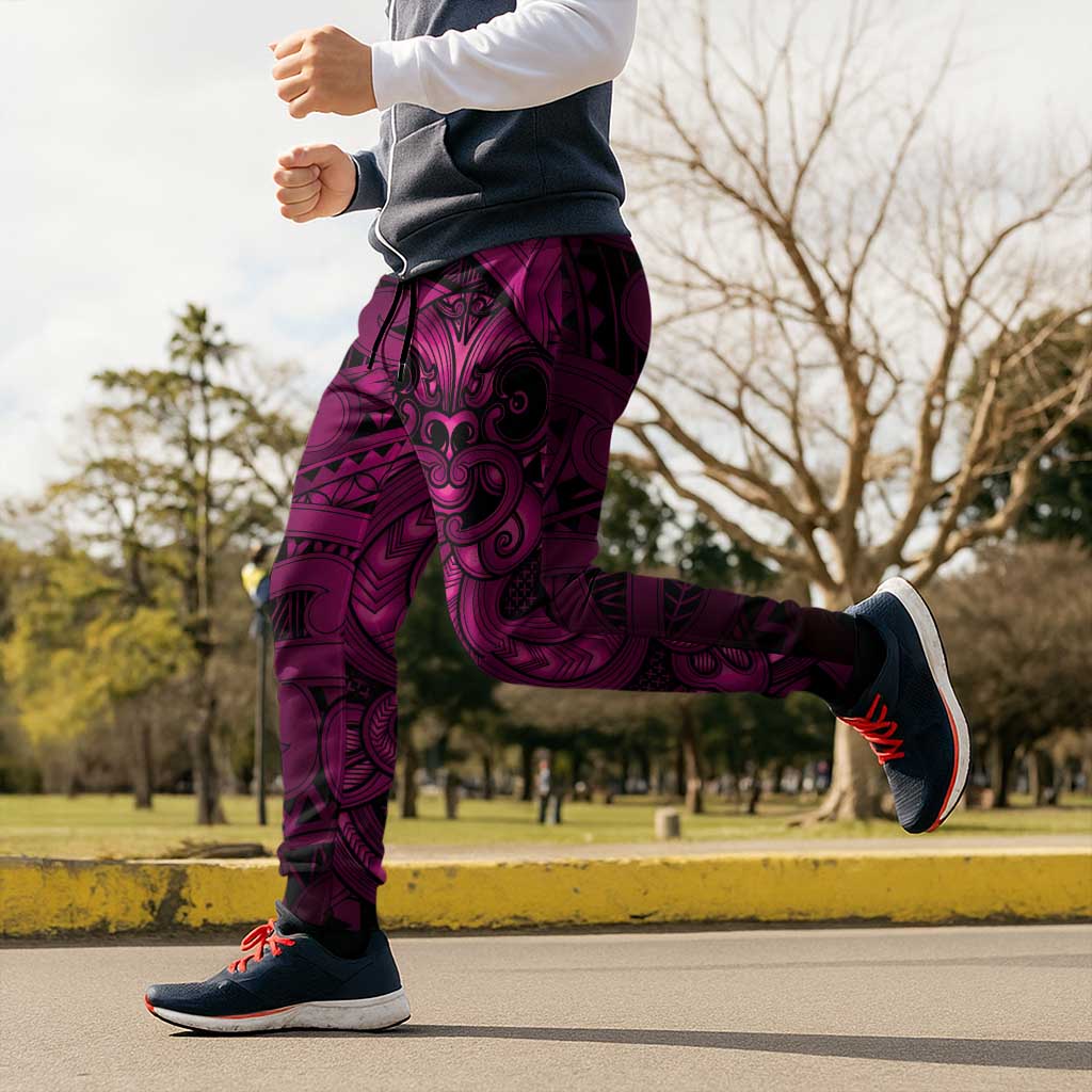 Aotearoa Maori Hei Tiki Jogger Pants Mawhero Kowhaiwhai Puhoro Motif