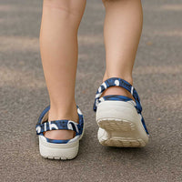 Aotearoa Maori Kowhaiwhai Clogs Shoes Kikorangi Puhoro and Patiki
