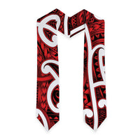 Aotearoa Maori Kowhaiwhai Graduation Stole Whero Puhoro and Patiki