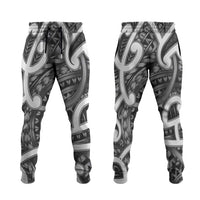 Aotearoa Maori Kowhaiwhai Jogger Pants Kiwikiwi Puhoro and Patiki