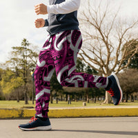 Aotearoa Maori Kowhaiwhai Jogger Pants Mawhero Puhoro and Patiki