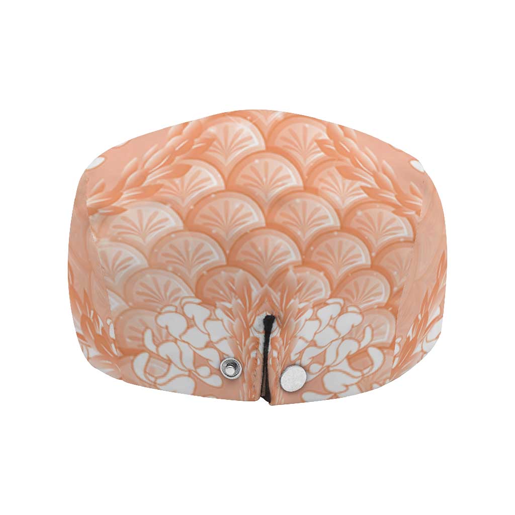 Apricot Mermaid Puakenikeni Maile Lei Jeff Hat