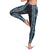 Azure Tukutuku Pattern Aotearoa Leggings Niho Taniwha and Puhoro Motifs