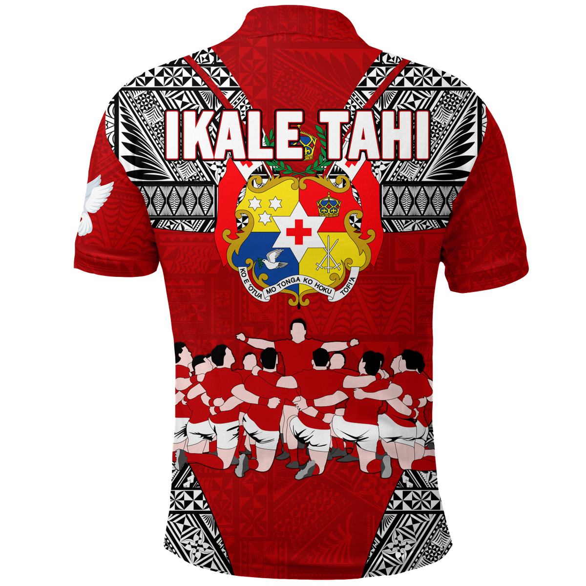Tonga Rugby Ikale Tahi Sipi Tau Polo Shirt LT2 - Polynesian Pride