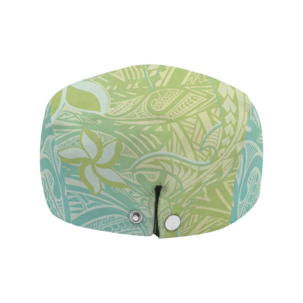 Baby Green Gradient Polynesia Jeff Hat Hawaiian Tribal Hammerhead Shark Tattoo - Polynesian Pride