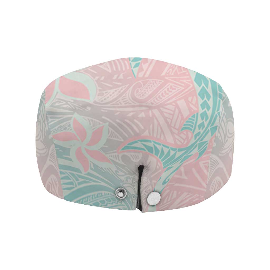 Baby Pink Gradient Polynesia Jeff Hat Hawaiian Tribal Hammerhead Shark Tattoo - Polynesian Pride