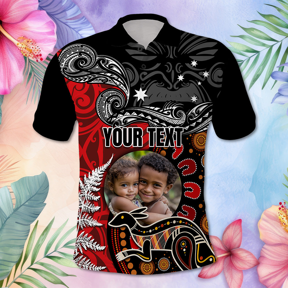 Custom Aotearoa and Australia Toitu Te Tiriti Polo Shirt Honour the Treaty - Te Tiriti Is Us CTM03