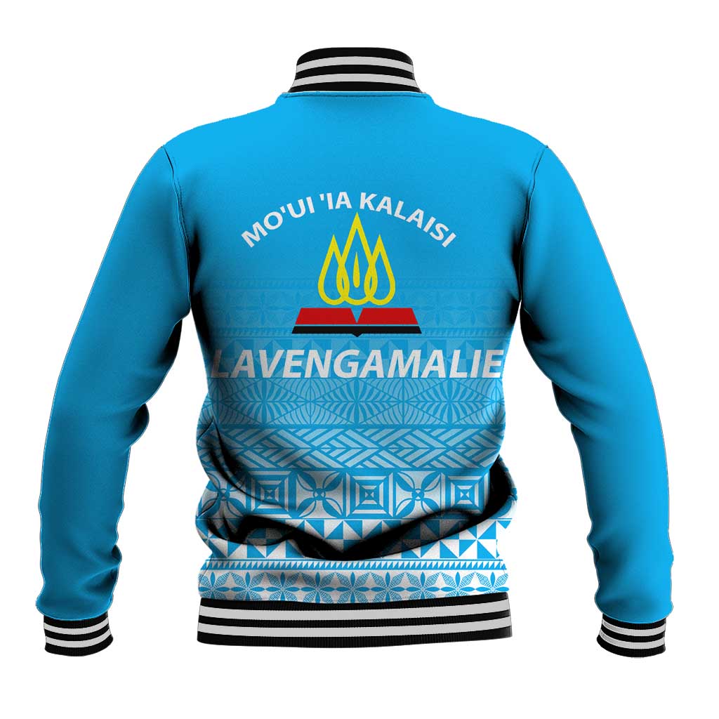 Tonga Lavengamalie College Tongan Pattern Baseball Jacket - LT12