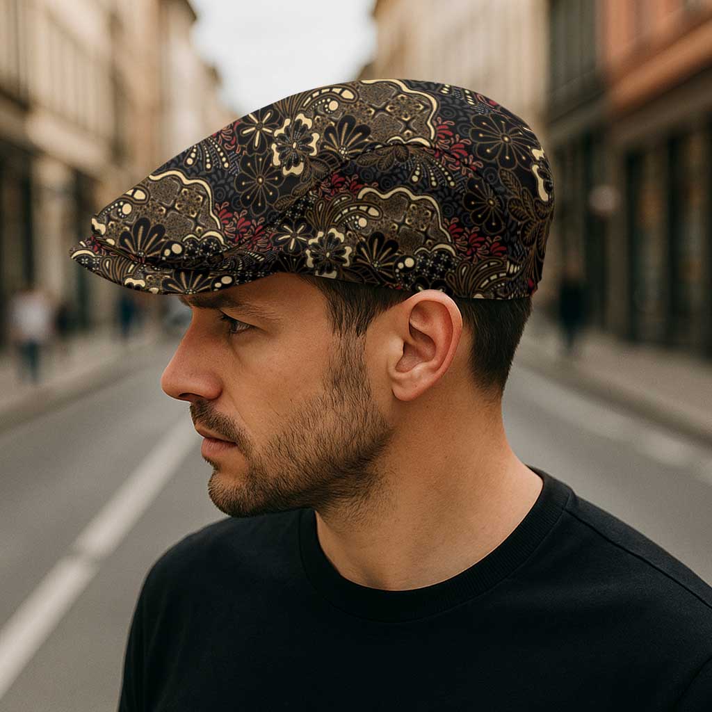 Batik Sekar Jagad Jeff Hat Indonesian Traditional Pattern