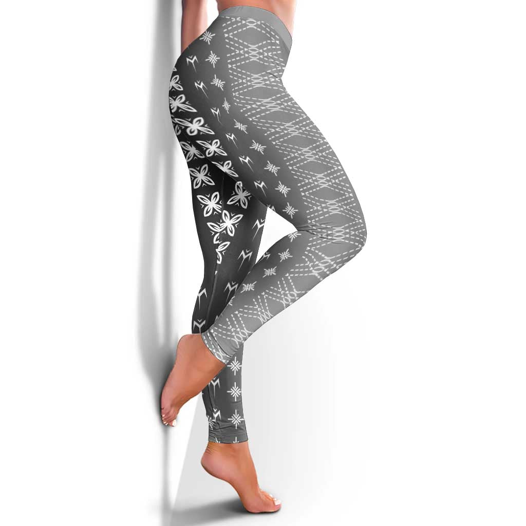 Black Samoa Malu Tattoo Inspired Leggings