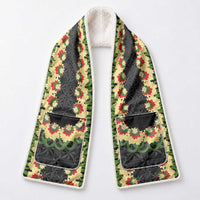 Black Tonga Ngatu Kahoa Lei Pocket Scarf LT14 - Polynesian Pride