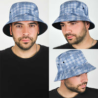 Blue Palaka Hawaii Palapalai Bucket Hat Hawaiian Fern