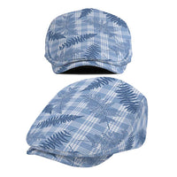 Blue Palaka Hawaii Palapalai Jeff Hat Hawaiian Fern LT14 - Polynesian Pride