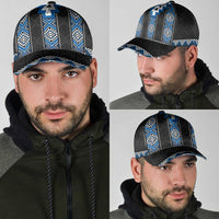 Blue Taniko Aotearoa Classic Cap Niho Taniwha Mix Poutama LT14