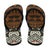 Bula Fiji Tapa Flip Flops Fijian Masi Vintage Vibes - Polynesian Pride