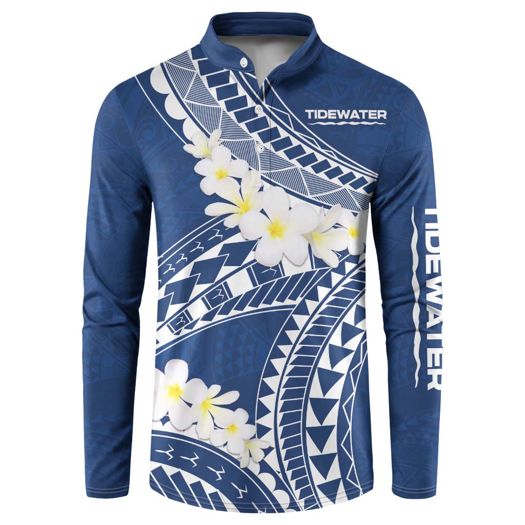CUSTOMER REQUEST - TIDEWATER - 021026 Button Sweatshirt Navy Blue LT7 Navy Blue - Polynesian Pride