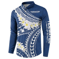 CUSTOMER REQUEST - TIDEWATER - 021026 Button Sweatshirt Navy Blue LT7 - Polynesian Pride
