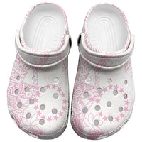 Candy Pink Kuki Airani Tapakau Clogs Shoes Tribal Anchor Mix Tiare