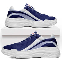 Cook Islands Chunky Sneakers Flag-Inspired Curve Style