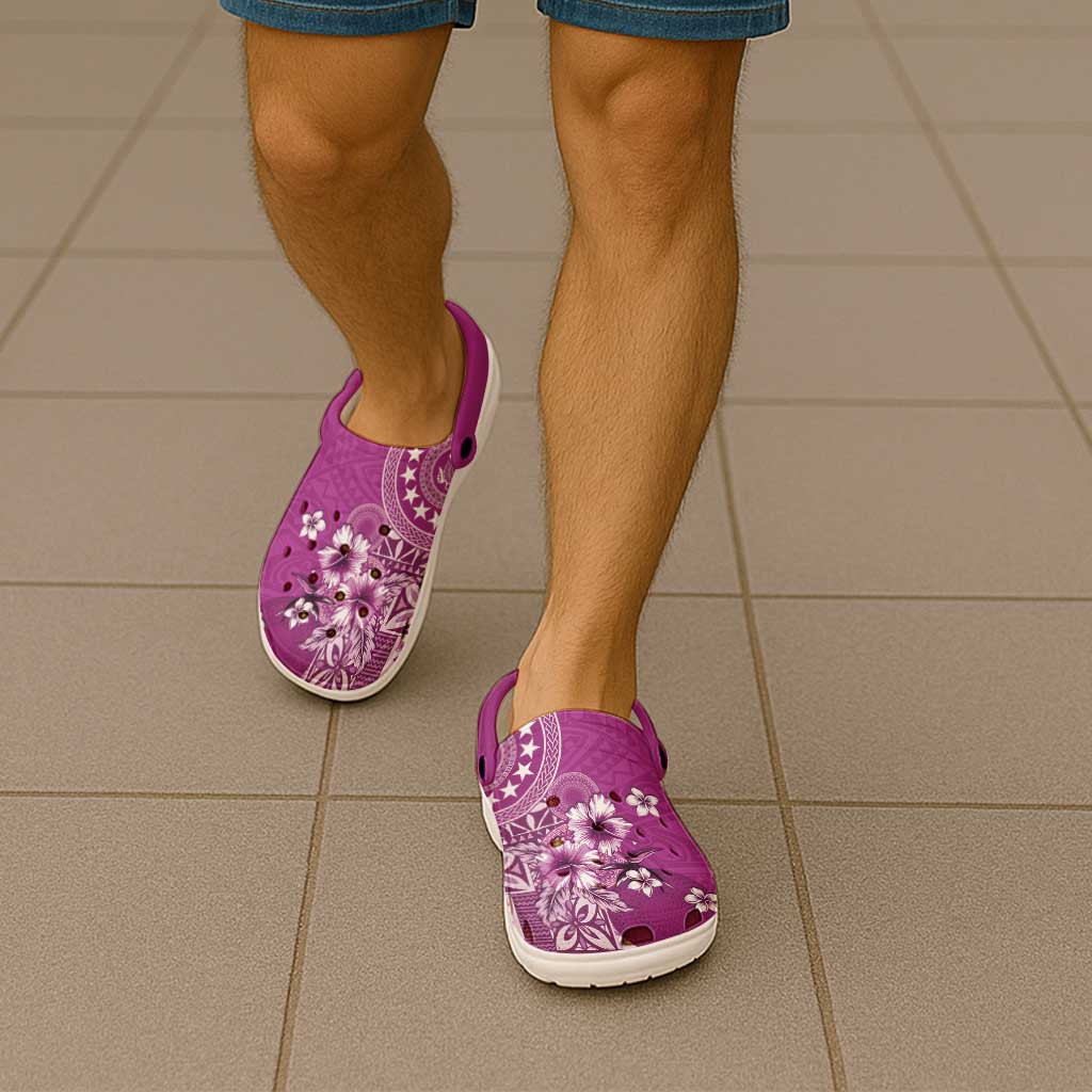 Cook Islands Clogs Shoes Fandango Hibiscus And Stars