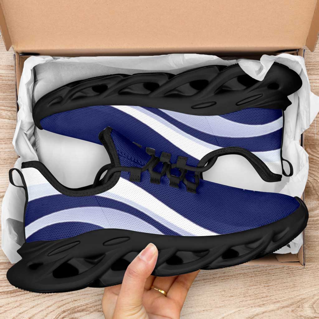 Cook Islands Clunky Sneakers Flag-Inspired Curve Style