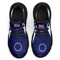 Cook Islands Clunky Sneakers Flag-Inspired Curve Style