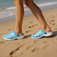 Cook Islands Mauke Clogs Shoes Polynesian Tribal Tattoo