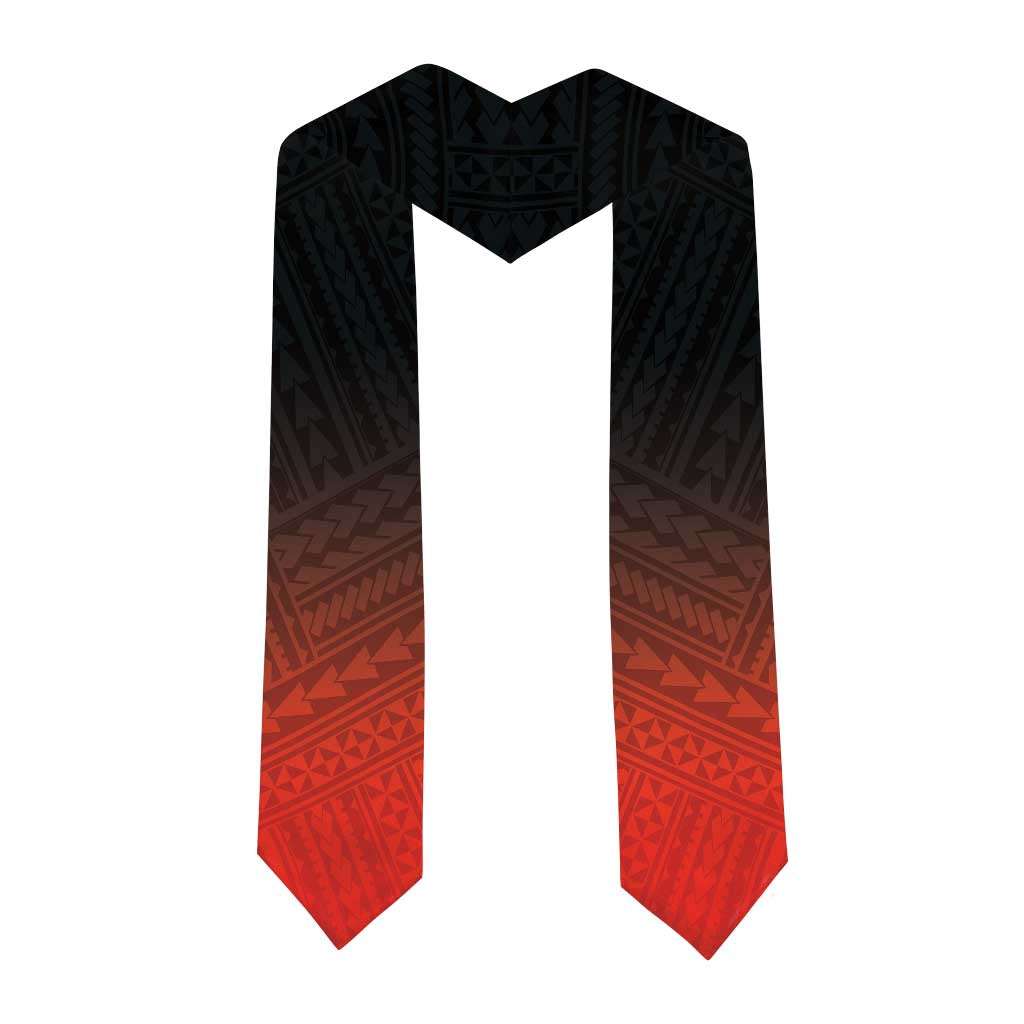 Custom American Samoa Graduation Stole Fagaitua High School Polynesian Pattern