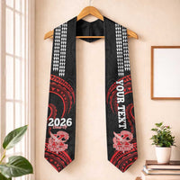 Custom Hawaii Kalani High School Graduation Stole Class Of Year Polynesian Kakau Pattern