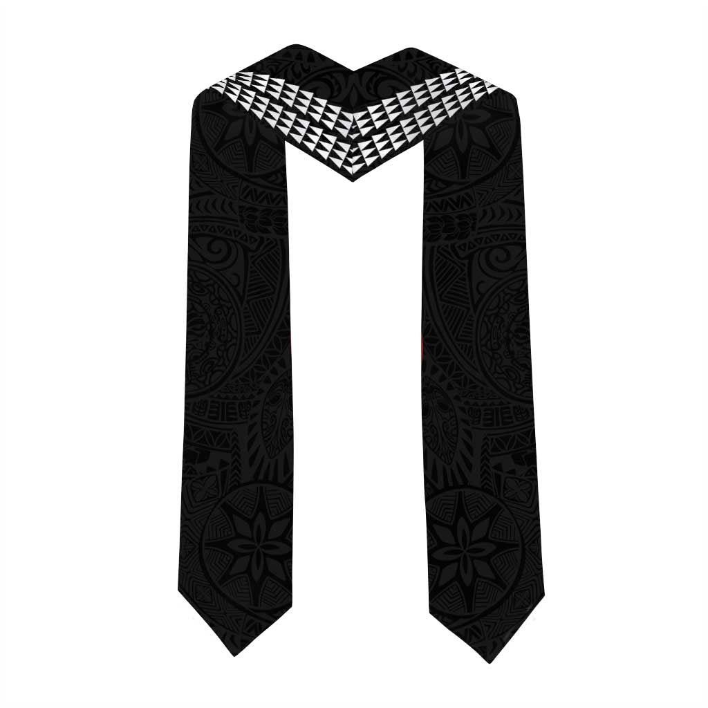 Custom Hawaii Lahainaluna High School Graduation Stole Class Of Year Polynesian Kakau Pattern
