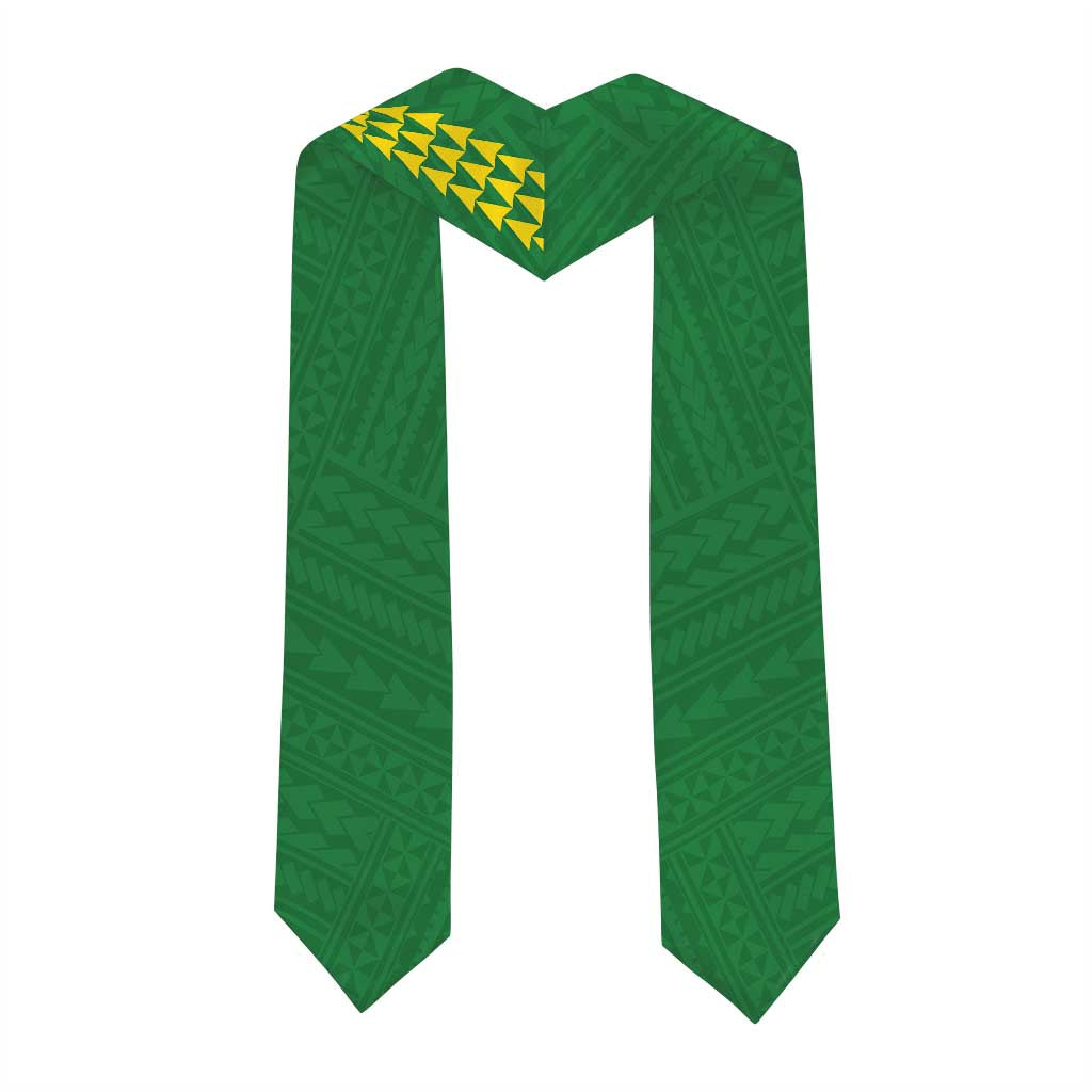 Custom Hawaii Leilehua High School Graduation Stole Kakau Pattern